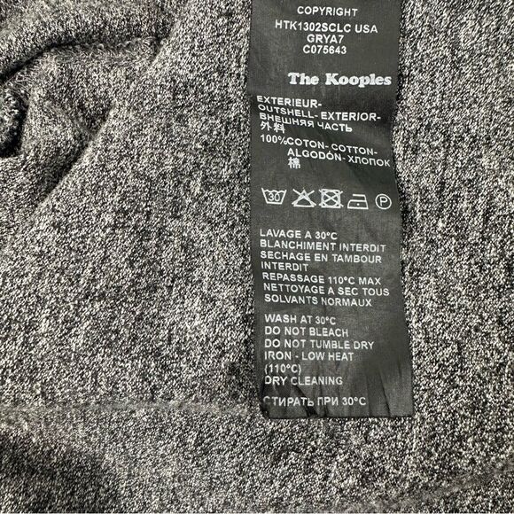 THE KOOPLES Officer Collar Polo Shirt With Contrasting Trim Sz L Classic Fit - Picture 9 of 9